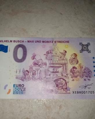 Banconota da 0 euro BRD Wilhelm Busch - Max e Mori