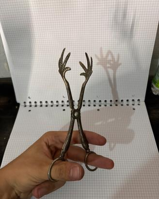 Pinza da ghiaccio vintage ad artiglio di uccello