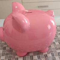 Salvadanaio in ceramica forma maialino