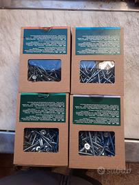 4 scatole Viti a truciolato, temprate e zincate