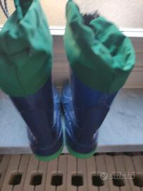stivali gomma x la pioggia x bimbo taglia 28
