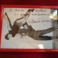 cornice con dedica al maestro luciano zuccheri 