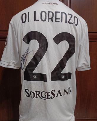 Maglia EA7 Napoli  Di Lorenzo n.22 autografata