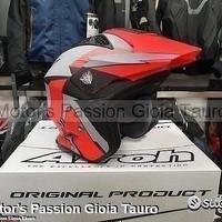 AIROH Casco Jet Trial TRR S - Pure - Orange Matt