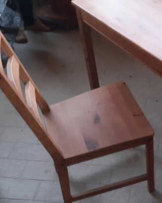 Sedie in legno Ikea