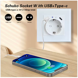 Presa Smart WiFi PST Tuya Controllo App Vocale