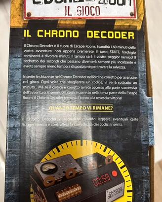 Escap room gioco da tavola