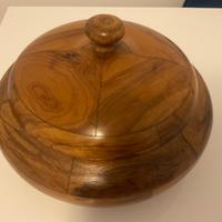 Portadolci in legno di ulivo