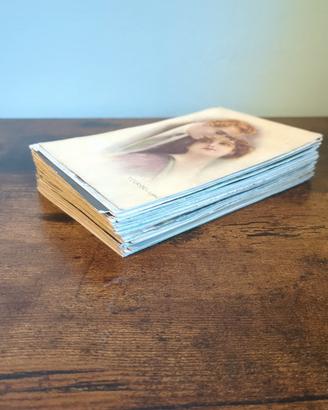 Lotto 47 cartoline antiche 1910 1920 WW1 viaggiate