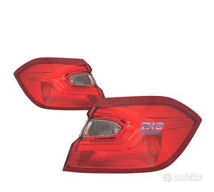 FANALI FORD FIESTA 17- ROSSO BIANCO