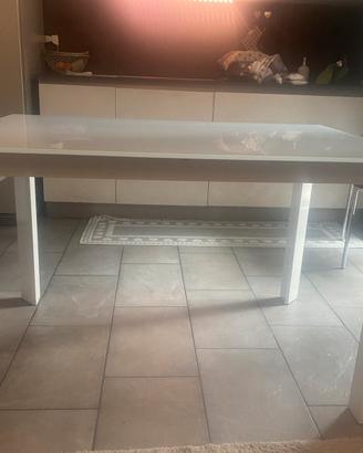 Tavolo per sala o cucina 130x80 allungabile crista