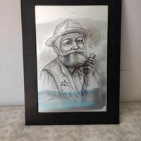 Quadro in lamina di ferro aut. G. Pace