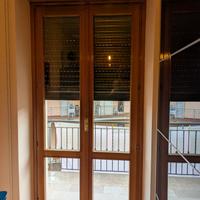 Finestre in douglas con vetri termici Saint Gobain