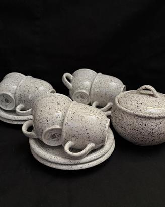 Richard Ginori servizio da caffè effetto granito