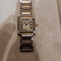 Cartier Tank francese piccolo acciaio oro