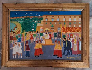 quadro Naif di Ronzitti Michele 