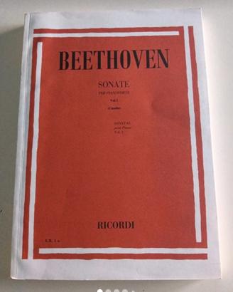 Beethoven. Sonate per pianoforte. Vol 1 Casella 