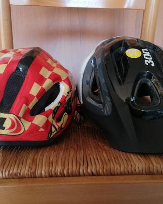 2 caschetti x bicicletta ragazzino