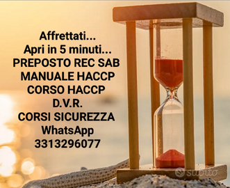 Preposto rec sab haccp dvr