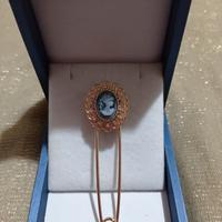 Spilla moda cammeo stile retrò 