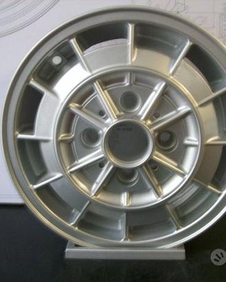 Cerchi campagnolo abarth 850 1000 TC 4,5x12 4x98 F
