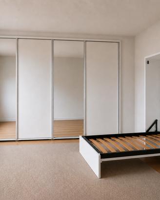 LETTO A SCOMPARSA SINGOLO + ARMADIO COORDINATO