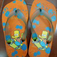 Infradito ciabatte mare bimbo/a Burt dei Simpson