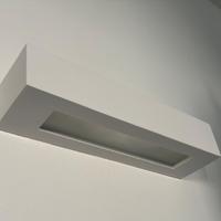 Lampada in gesso da parete