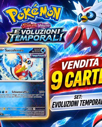 Lotto 9 Carte Pokémon Scintille Folgoranti 2024