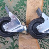 Ruote piroettanti con freno