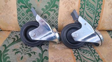 Ruote piroettanti con freno