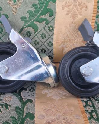 Ruote piroettanti con freno