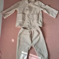 Completo in velluto neonato H&M