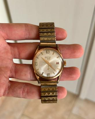 Orologio Vintage dorato data e small second