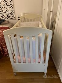 Culla foppapedretti con materasso e cuscino