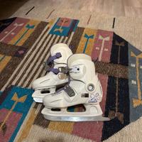 Pattini da bambina regolabili n°32-36