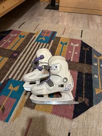 Pattini da bambina regolabili n°32-36