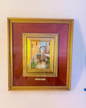 Quadro firmato G. Salvati con pregiata cornice
