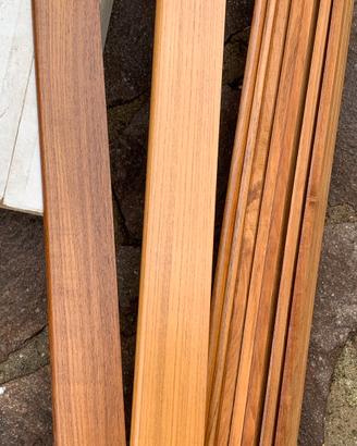battiscopa teak massello verniciato-lotto intero
