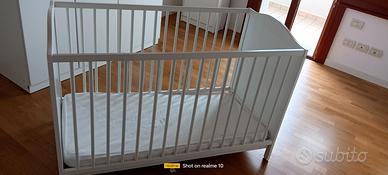 lettino per bimbo con materasso