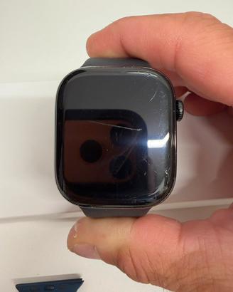 Apple wacht serie 10 46mm jet black