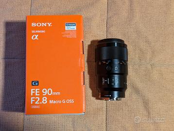 SONY FE 90MM F 2.8 MACRO G OBIETTIVO