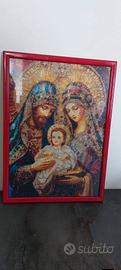 Quadro Sacra Famiglia Stile Icona