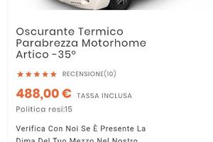 Oscurante termico