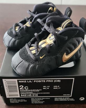 Nike lil' posite pro (cb) nere e oro