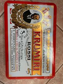 81036 Scatola di latta originale - Krumiri Rossi.