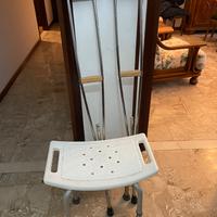 Stampelle - sedile doccia