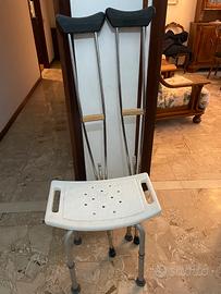 Stampelle - sedile doccia