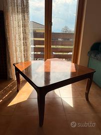 Tavolino da salotto in legno massello