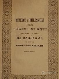 I bagni di Aqui - raro libro